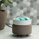 Gray Texture 2-in-1 Classic Wax Melt Warmer & Candle Warmer