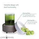 Gray Texture 2-in-1 Classic Wax Melt Warmer & Candle Warmer