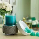 Gray Texture 2-in-1 Classic Wax Melt Warmer & Candle Warmer