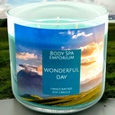 Wonderful Day 3 Wick Soy Candle