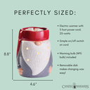 Gnome Illumination Fragrance Wax Melt Warmer