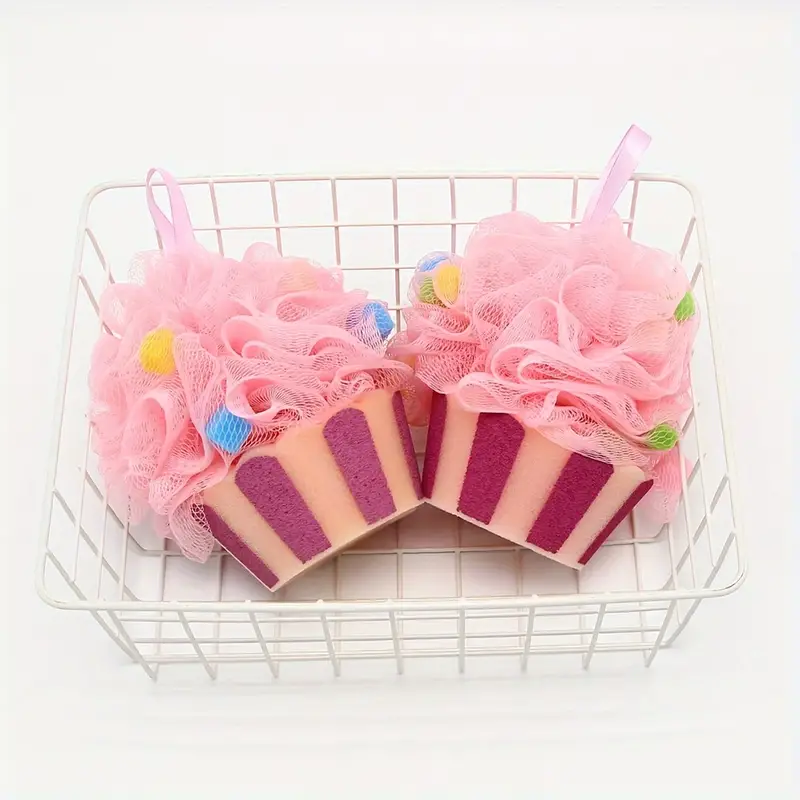 Cupcake Shaped Loofah Sponge