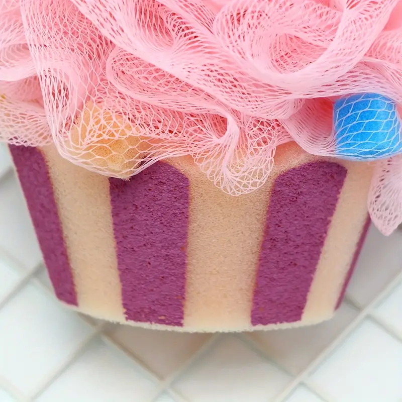 Cupcake Shaped Loofah Sponge