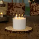 3 Wick Flameless Candle with Remote