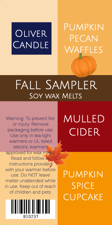 Fall Wax Melt Sampler Pack