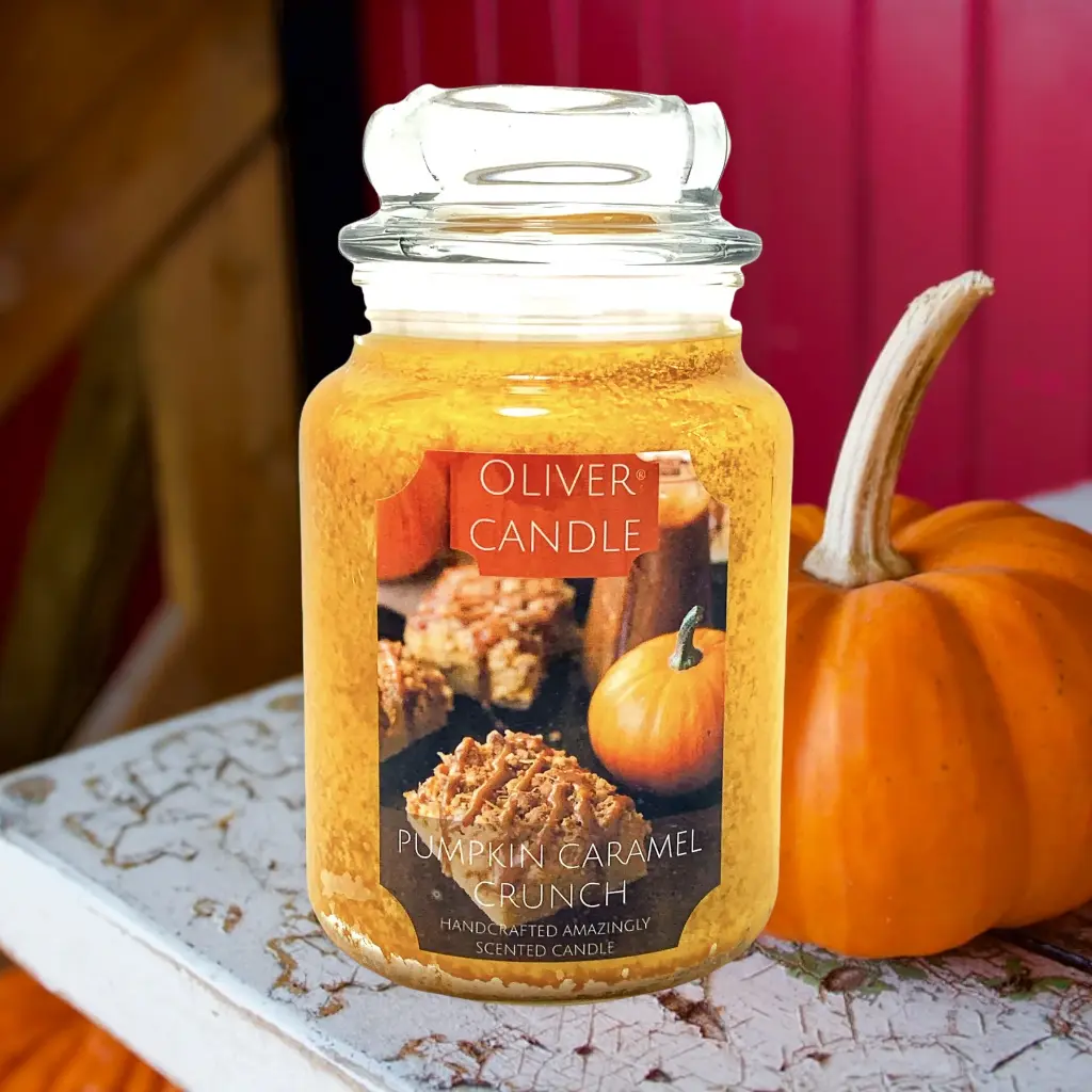 Pumpkin Caramel Crunch Apothecary Jar Candle