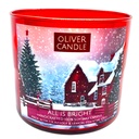 All is Bright 3 Wick Soy Candle