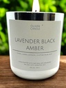 Lavendar Black Amber Luxury Candle