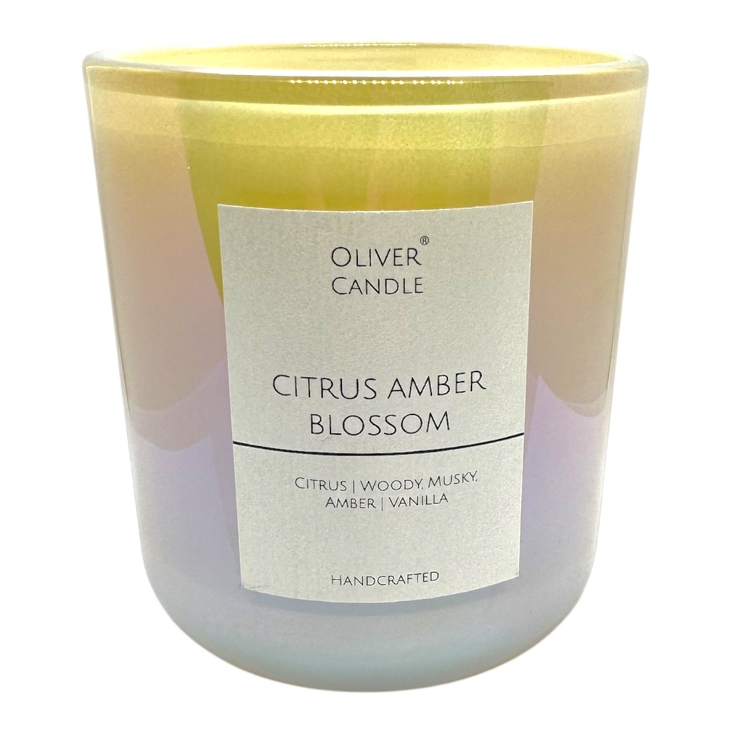 Citrus Amber Blossom Luxury Wood Wick Candle