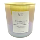 Citrus Amber Blossom Luxury Wood Wick Candle