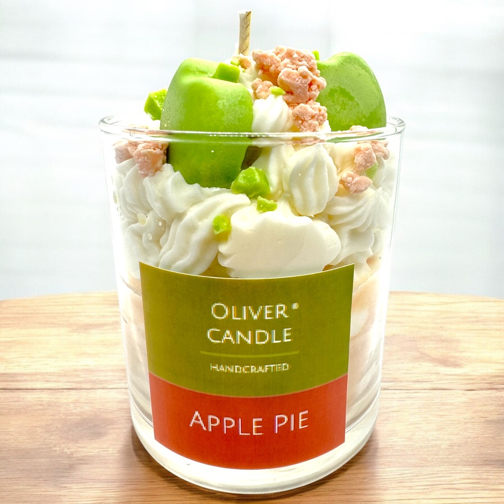 Apple Pie Dessert Candle