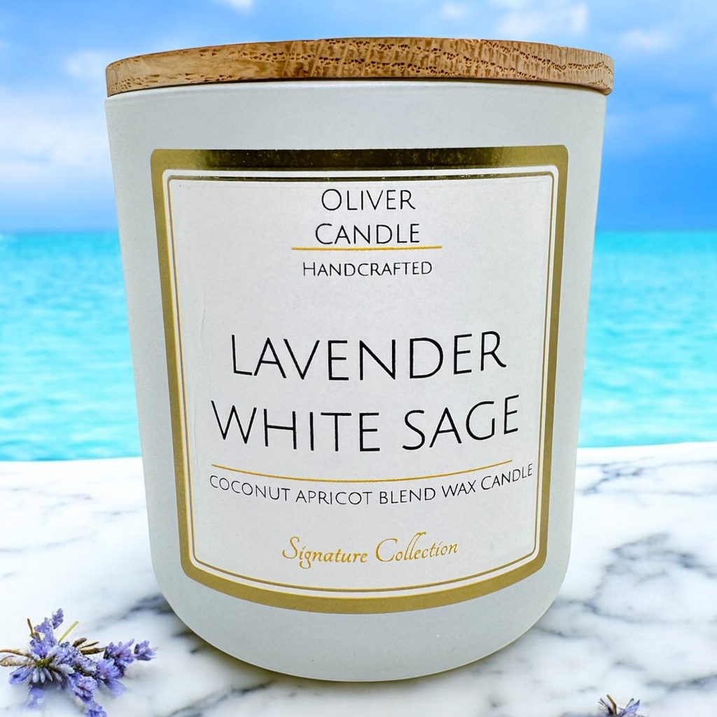 Lavender White Sage Signature Collection Candle