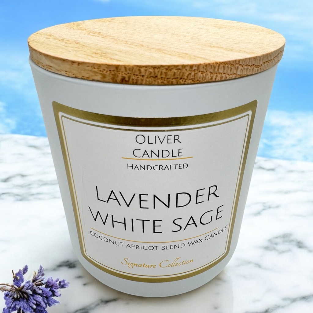 Lavender White Sage Signature Collection Candle