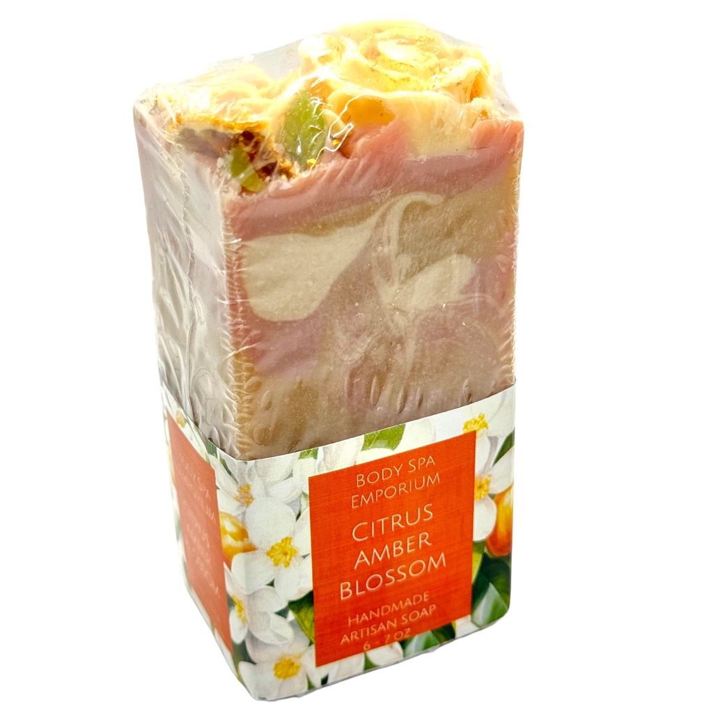 Citrus Amber Blossom Handmade Artisan Soap