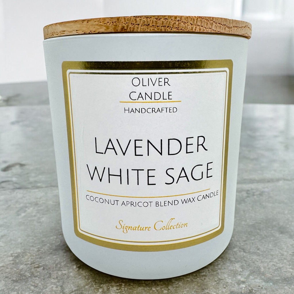 Lavender White Sage Candle