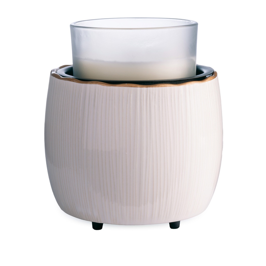 Golden Ridges Crock Candle Warmer