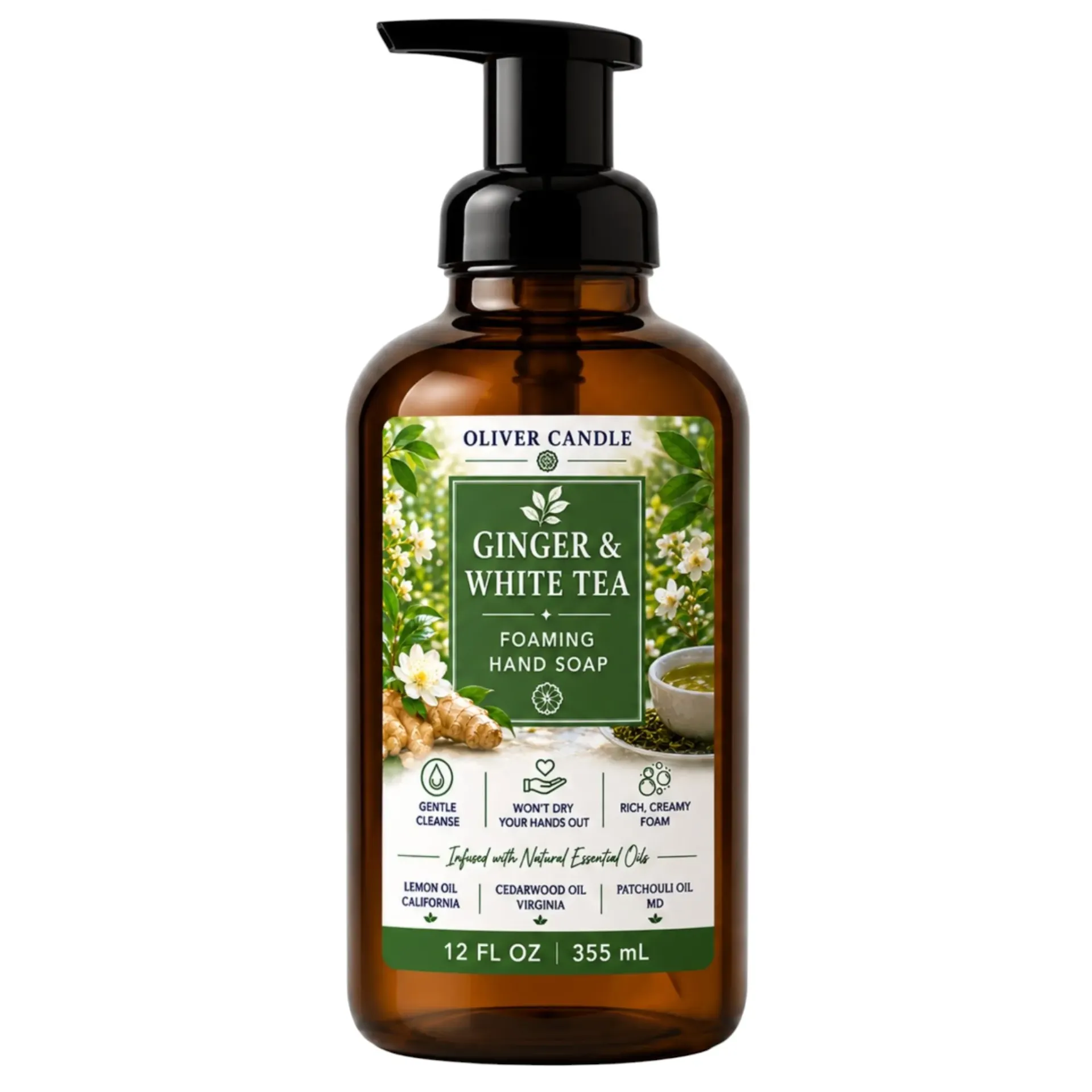 [870033] Ginger & White Tea Foaming Hand Soap