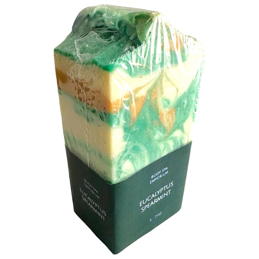 [803879] Eucalyptus and Spearmint Handmade Artisan Soap