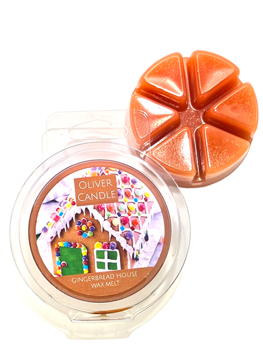[803845] Gingerbread House 6pc Wax Melt