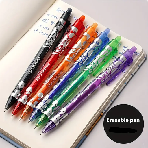 Erasable Retractable Ballpoint Pen Set