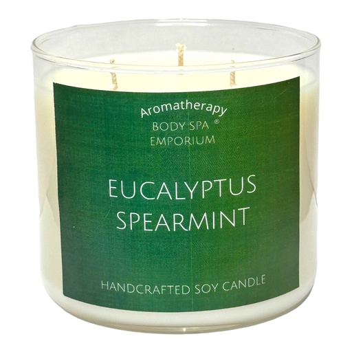 [140375] Eucalyptus Spearmint 3 Wick Soy Candle