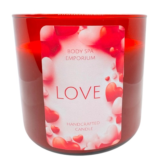 [806320] Love 3 Wick Soy Candle
