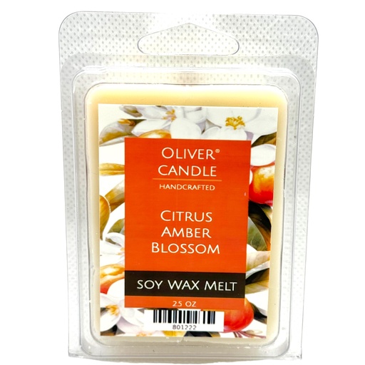 [801222] Citrus Amber Blossom 6 Piece Soy Wax Melt