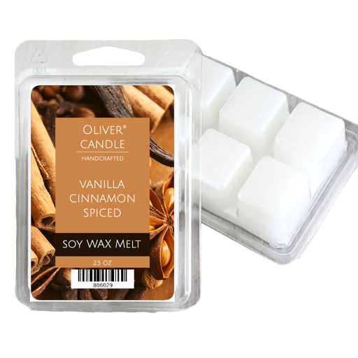 [806029] Vanilla Cinnamon Spiced 6 Piece Soy Wax Melt