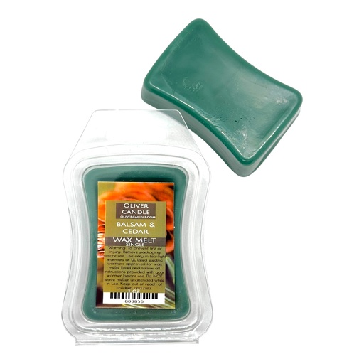 [806063] Balsam & Cedar Wax Melt Single
